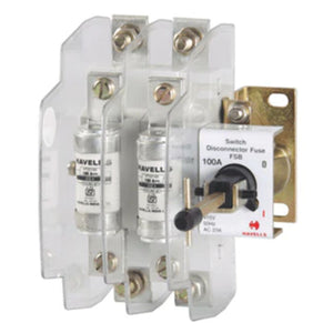 Havells Kompact Ezo Switch Disconnector Fuse Unit 3 Fuse, 3 Pole & Neutral OE  160A – 800A
