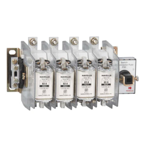Havells Kompact Ezo Switch Disconnector Fuse Unit 4 Fuse, 4 Pole With SS Enclosure 160A – 800A