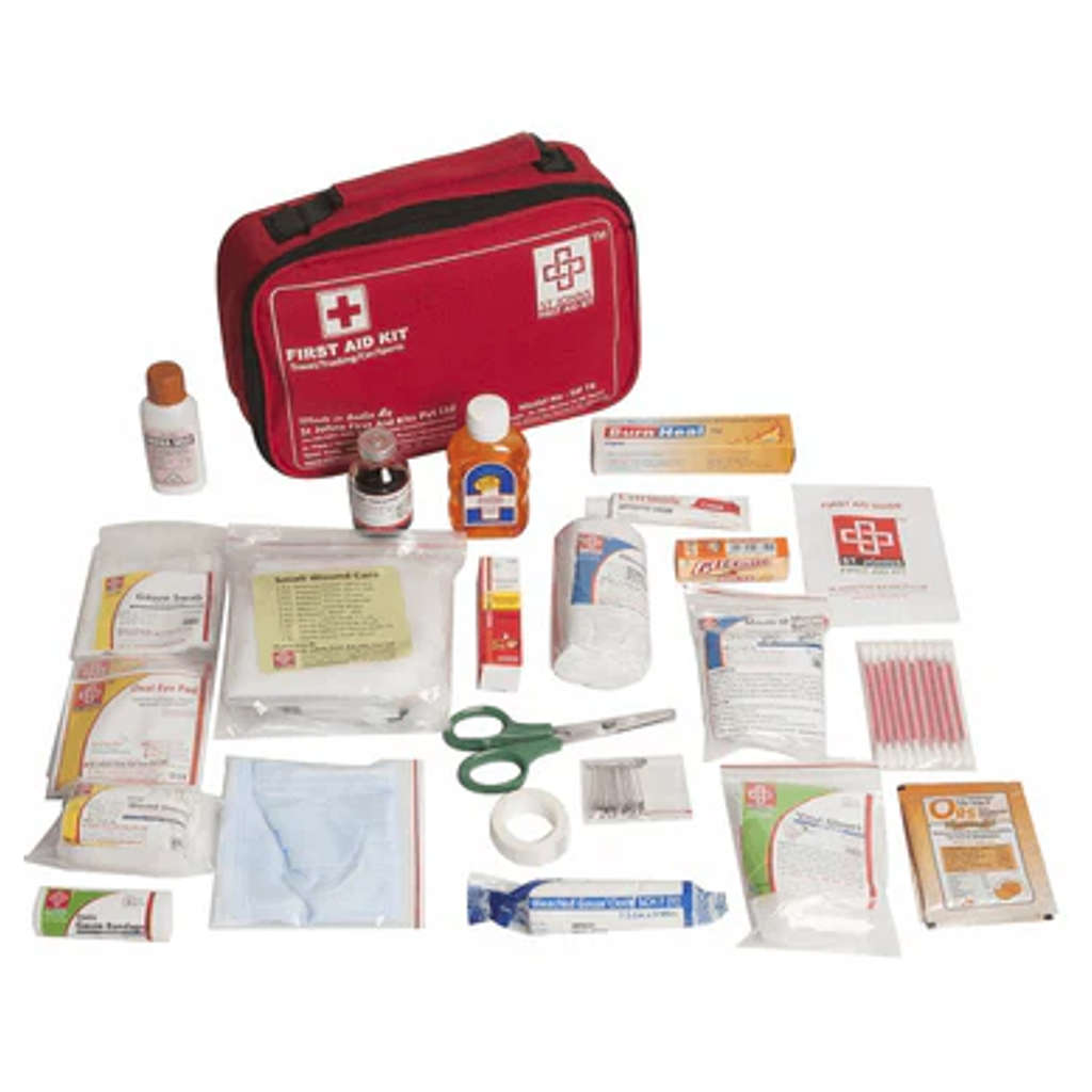 St.John's Travel First Aid Kit Large - Nylon Pouch -71 Components SJF T4