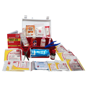 St.John's Workplace First Aid Kit Small - Plastic Box Wall Mounted - 67 Components SJF P5