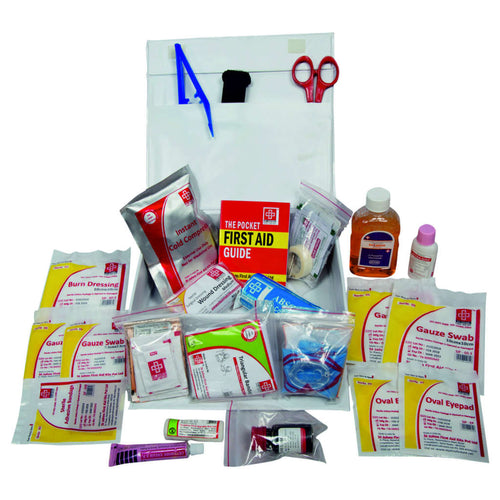 St.John's All Purpose First Aid Kit Medium - Vinyl Cardboard Box - 54 Components SJF V2