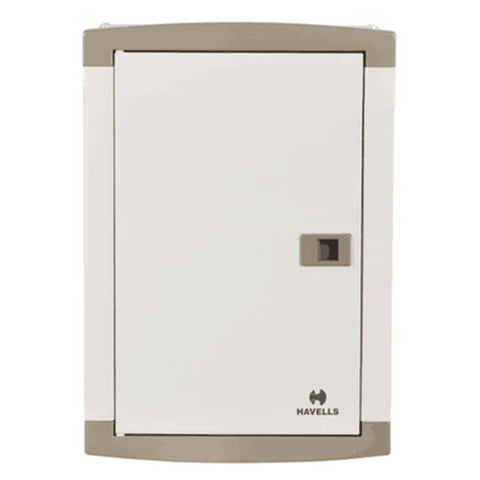 Havells TP&N (for Single Phase Outgoing) suitable for MCB / RCCB / Isolator as incomer -  Regal  Grey (DD)