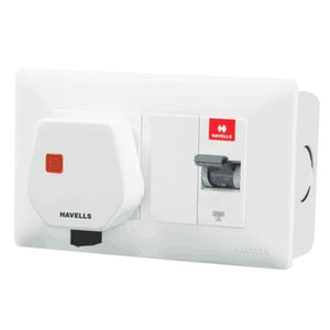 Havells DBOXx MCB Protected Socket (With Sheet Steel Enclosure)