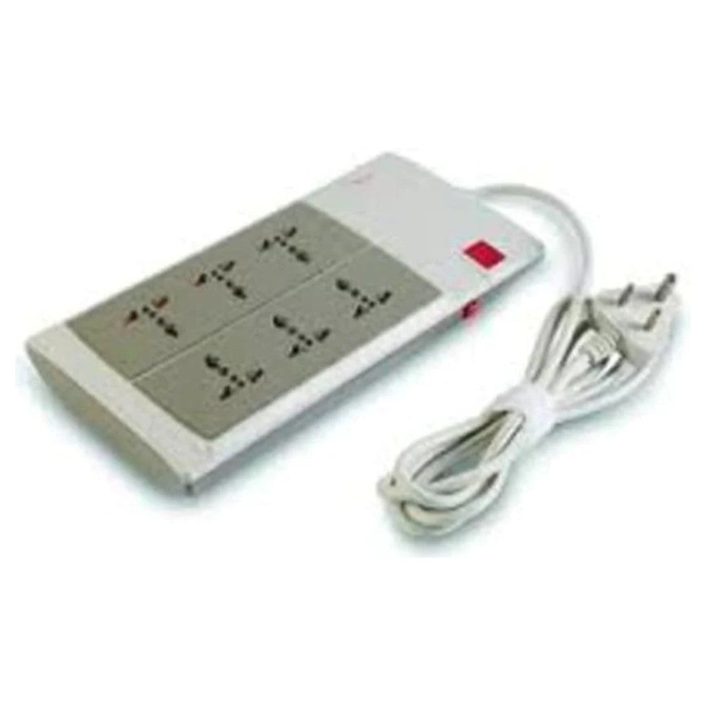 GM G-POWER 6+1 SPIKE GUARD WITH MASTER SWITCH, INDICATOR, SAFETY SHUTTER, INTERNATIONAL SOCKETS AND SURGE PROTECTOR – GM3059