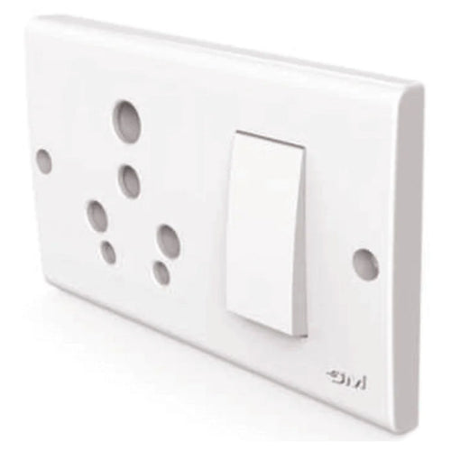 GM G-WEA EVON 6/16A 3 in 1 Universal Switch & Socket Combined with Safety Shutter – GM8570