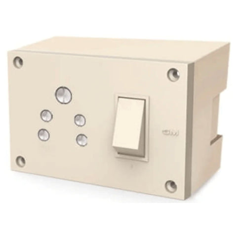 GM G-ERA CERA 6A Switch & Socket Combined with Gang Box – GM8743
