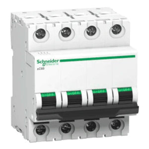 Schneider 32 A Four Pole B-Curve MCB xC60 -  A9N4P32B