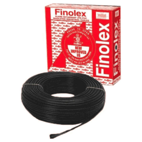 Finolex Flame Retardant PVC  Insulated Cable 90m Black