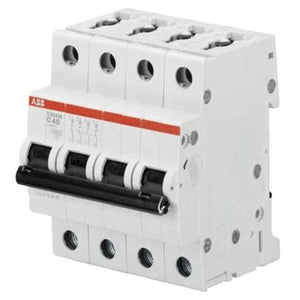 ABB MCB 0.5-63A 10 KA D Curve Four Pole S200M Series