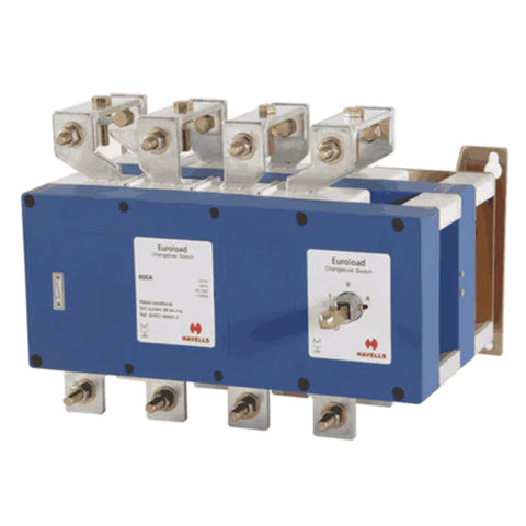 Havells Euroload On-Load Changeover  Switch with Advance Neutral 800-3150A Four Pole - Open Execution
