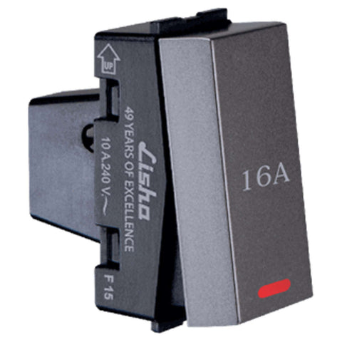 Lisha Switch with Indicator 20A 240V 1Module 1Way 7008