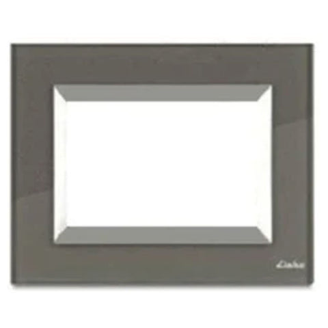 Lisha Graphite Grey Tint Glass Cover Plates 1-18Module