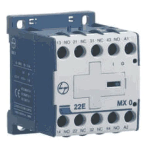 L&T Control Relays (Auxiliary Contactors) MXO Type For AC Control Standard Coil Voltage-24-220Hz