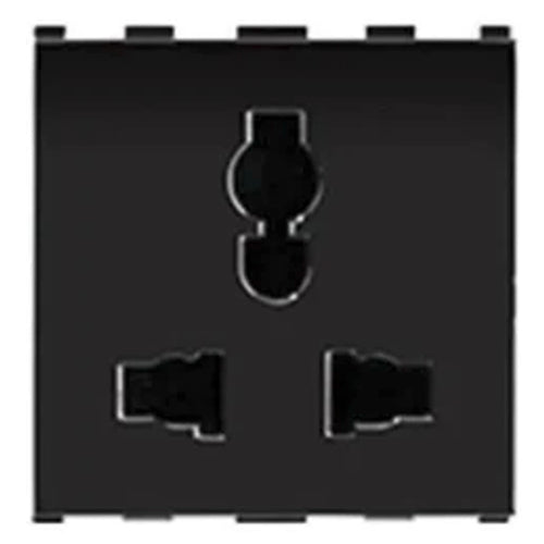 Anchor Roma 6A / 10A / 13A Combi Socket For All Pins 240V 2Module 66407B