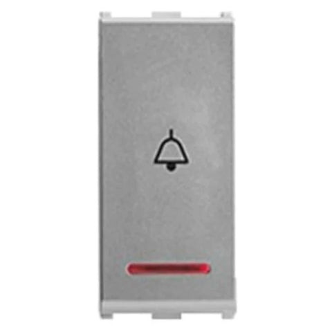 Anchor Roma Bell Push Switch With Indicator 10A 240V 1Module 66133S
