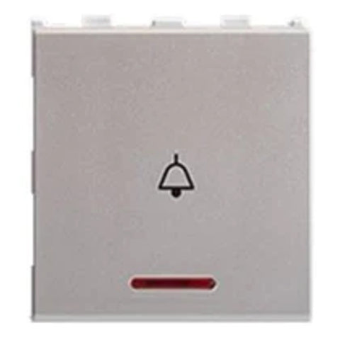 Anchor Roma Bell Push Switch With Indicator 10A 240V 2Module 66233S
