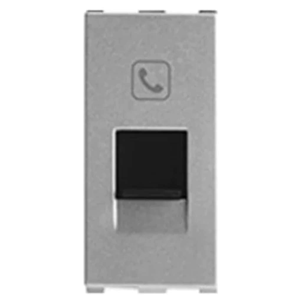 Buy Anchor Roma RJ11 Tel Jack Single With Shutter 1Module 66551S Online ...