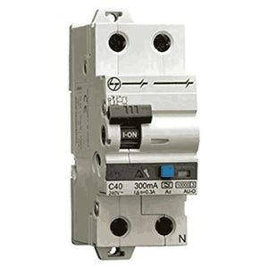 L&T [ Lauritz Knudsen ] Residual Current Breaker With Overcurrent Protection AC Type Double Pole 16A 2Module