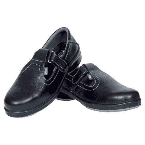 Allen Cooper Black Steel Toe Women Safety Shoe AC1197