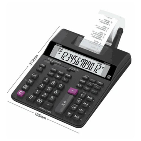 Casio Printing Calculator (Black) HR-150RC