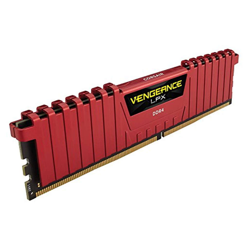 Corsair VENGEANCE Red LPX 8GB RAM 2400MHz C14 Memory Kit DDR4