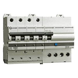 L&T [ Lauritz Knudsen ] RCBO AC Type Four Pole 63A 7.5Module