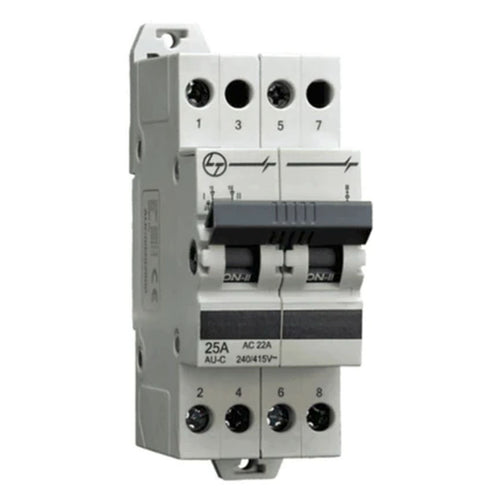 L&T Changeover Switches Double Pole 25A-63A 2-3Module