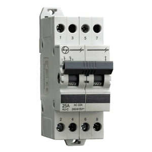 L&T Changeover Switches Double Pole 25A-63A 2-3Module