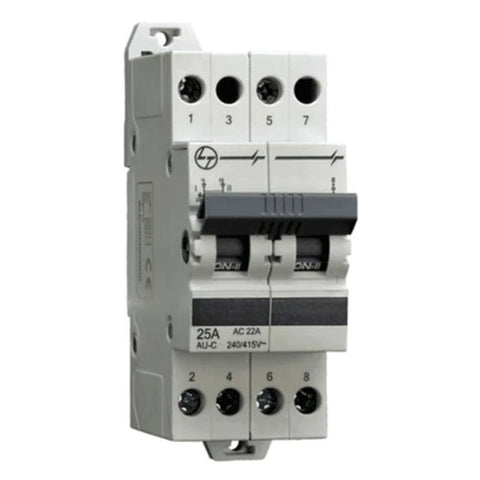 L&T [ Lauritz Knudsen ] Changeover Switches Double Pole 25A-63A 2-3Module