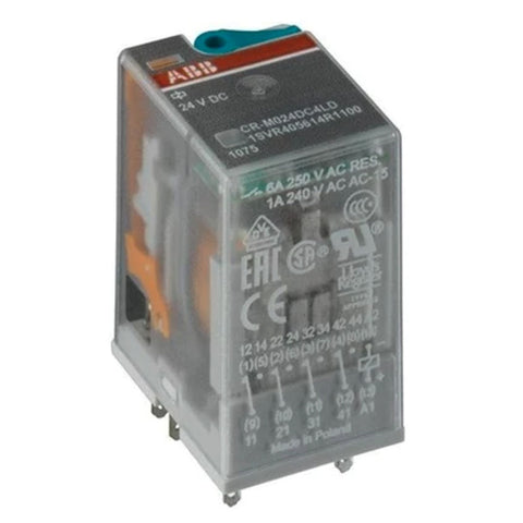 ABB 2 c/o Pluggable Interface Relay CR-M Range With LED
