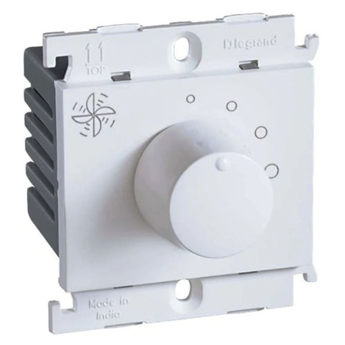 Legrand Mylinc Fan Regulator Humfree 0-4 Steps 100 W 2 Module  6755 30