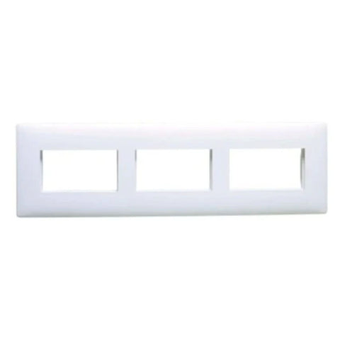 2 Placche Copri Interruttore Legrand Mosaic 50 - 2 Moduli, Colore Champagne, Usate