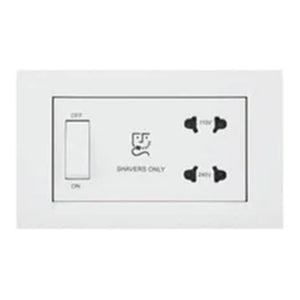 Anchor Penta Shaver Socket With GINA Plate 20A 240V 65707-C
