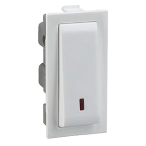 Legrand Britzy 25A SP switch With Indicator 1 Module 1 Way 6734 24
