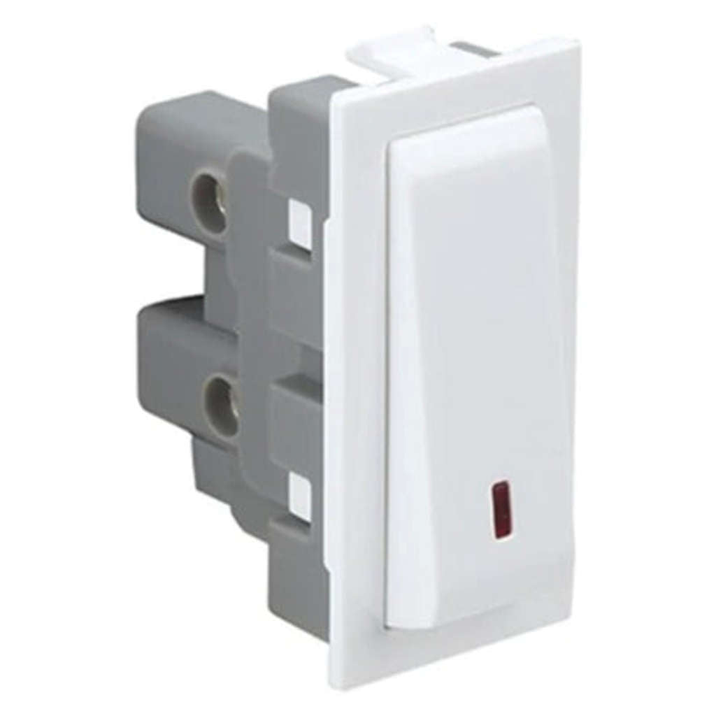 Legrand Britzy 25A SP switch With Indicator 1 Module 1 Way 6734 24