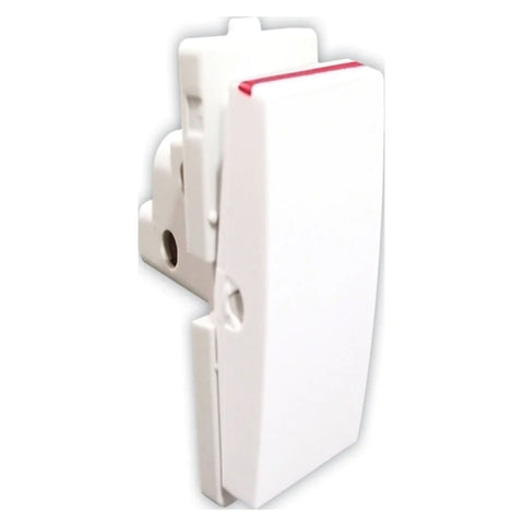 Schneider Opale Switch 6A 1Way X1001WH