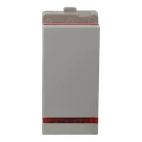 Schneider Opale Switch with Indicator lamp 6A 1Way X1081WH