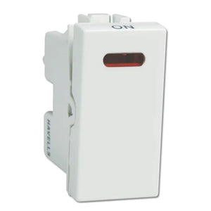 Havells REO 16AX Switch with Indicator 1 Way AHBSXIW161