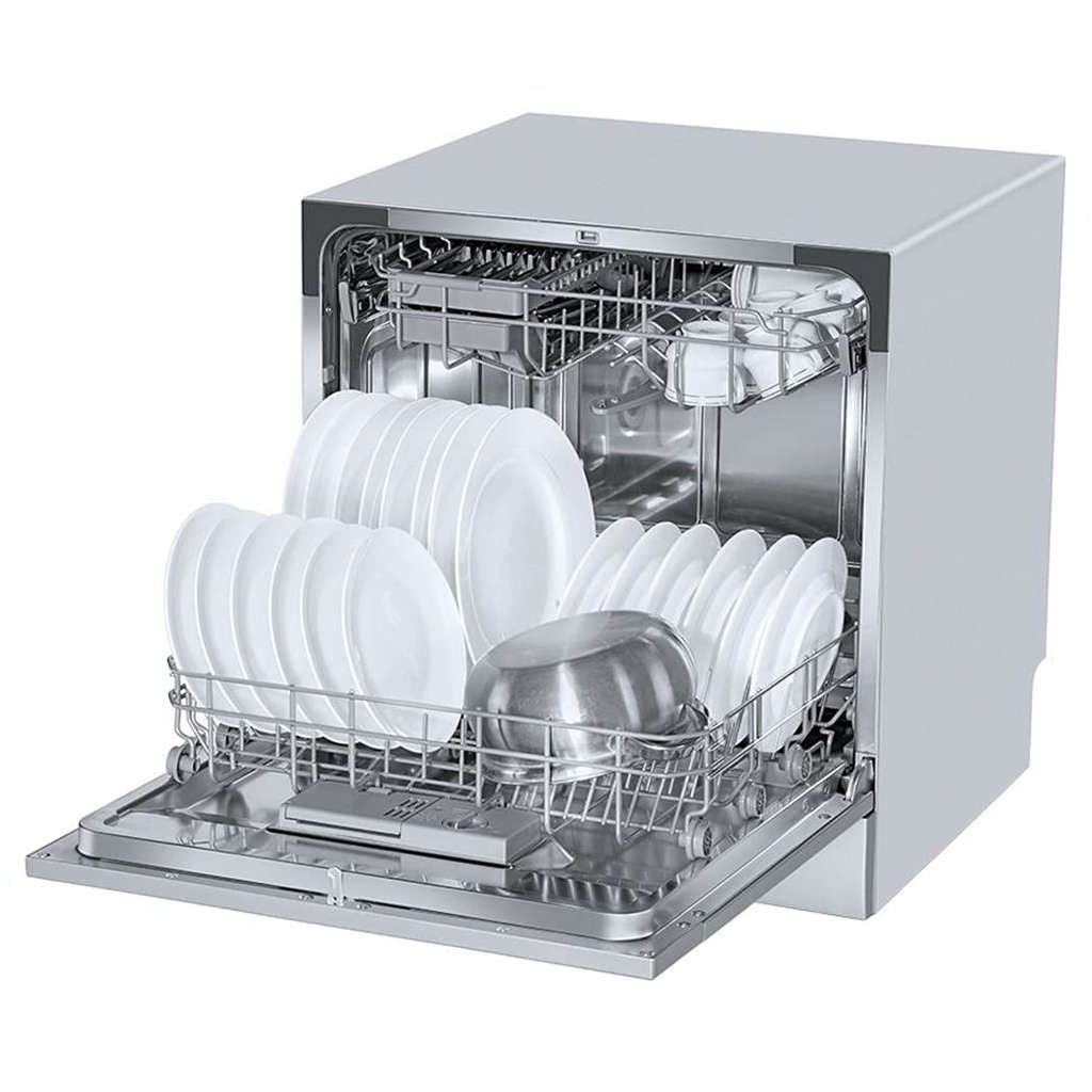Voltas Beko 8 Litre Dishwasher Table Top Silver Color DT8S