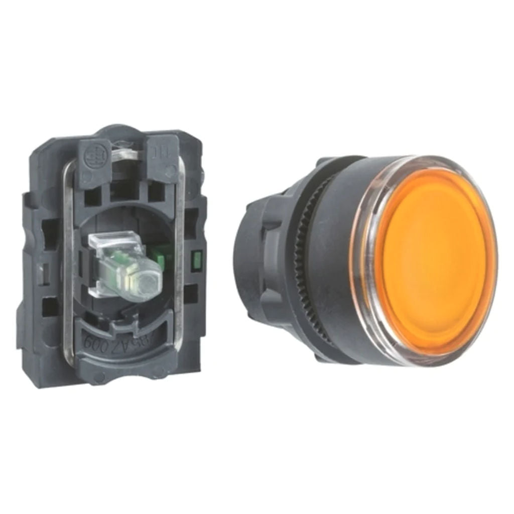 Schneider Harmony XB5 Illuminated Pushbutton Flush Integral LED 110V