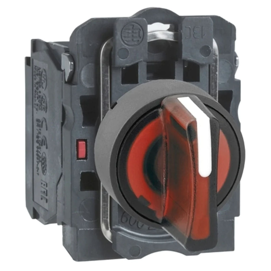 Schneider Harmony XB5 Illuminated Selector Switch 230V