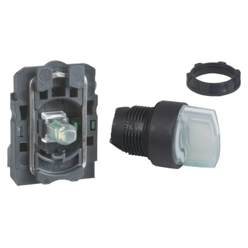 Schneider Harmony XB5 Illuminated Selector Switch 230V