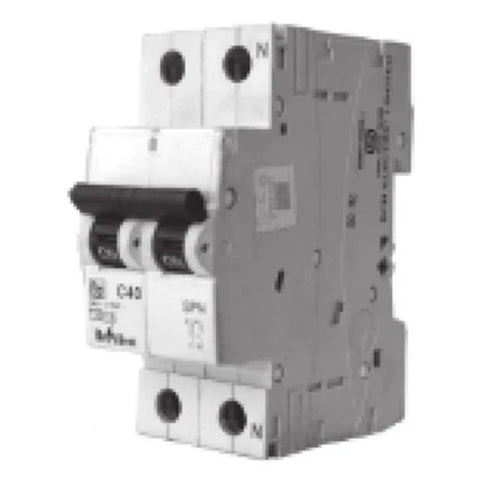 BCH C Curve MCB Double Pole 6A-63A