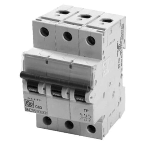 BCH C Curve MCB Three Pole 6A-63A