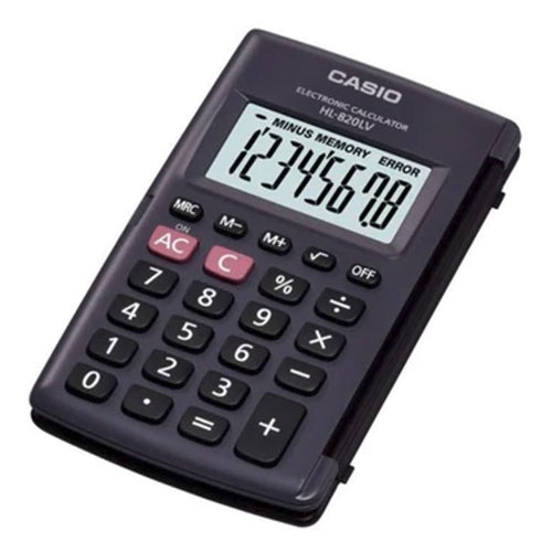 Casio 8 Digits Portable Basic Calculator HL-820LV
