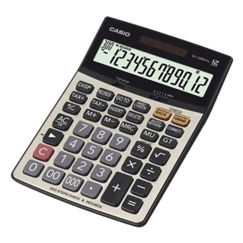 Buy Casio 12 Digits Desktop Basic Calculator DJ-220D Plus Online