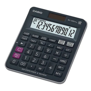 Casio 12 Digits Desktop Basic Calculator MJ-120D Plus-BU