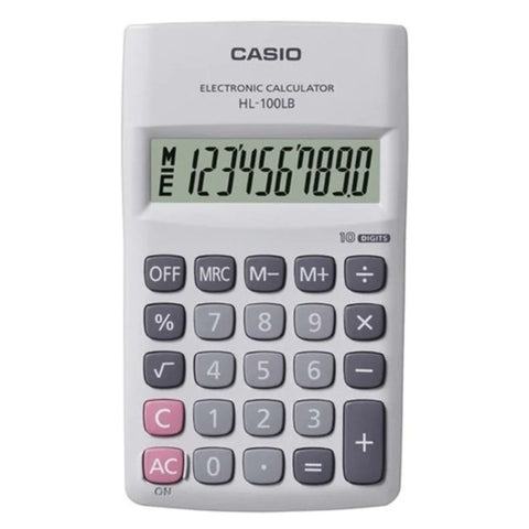 Casio 10 Digits Portable Basic Calculator HL-100LB