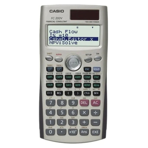 Casio 12 Digits Financial Calculator FC-200V