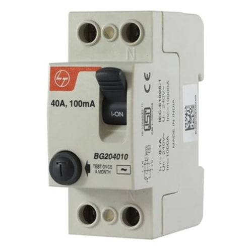 L&T [ Lauritz Knudsen ] Residual Current Circuit Breaker Double Pole 63A 2Modules